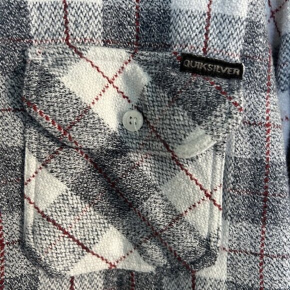 Quiksilver Plaid Overshirt M - Picture 2 of 10